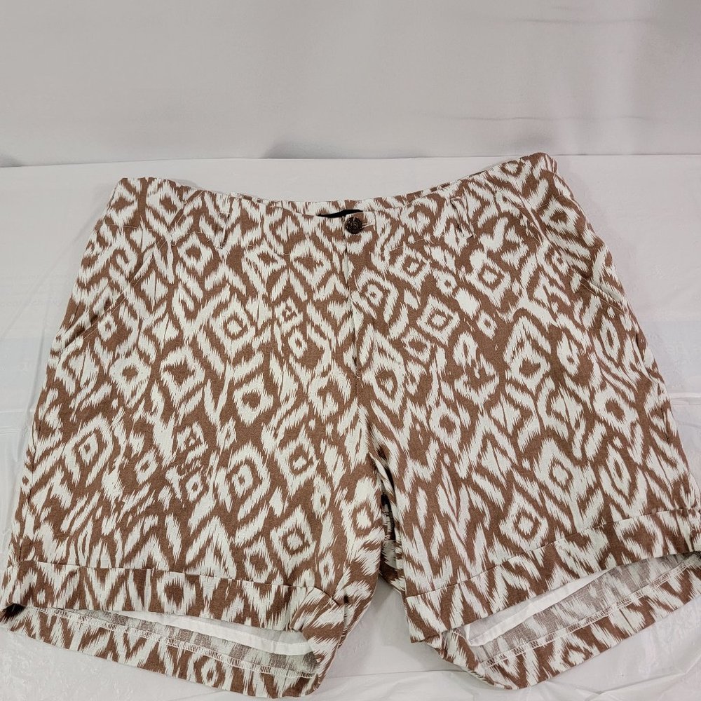 Cynthia Rowley Linen Blend Shorts Women’s Size 18W